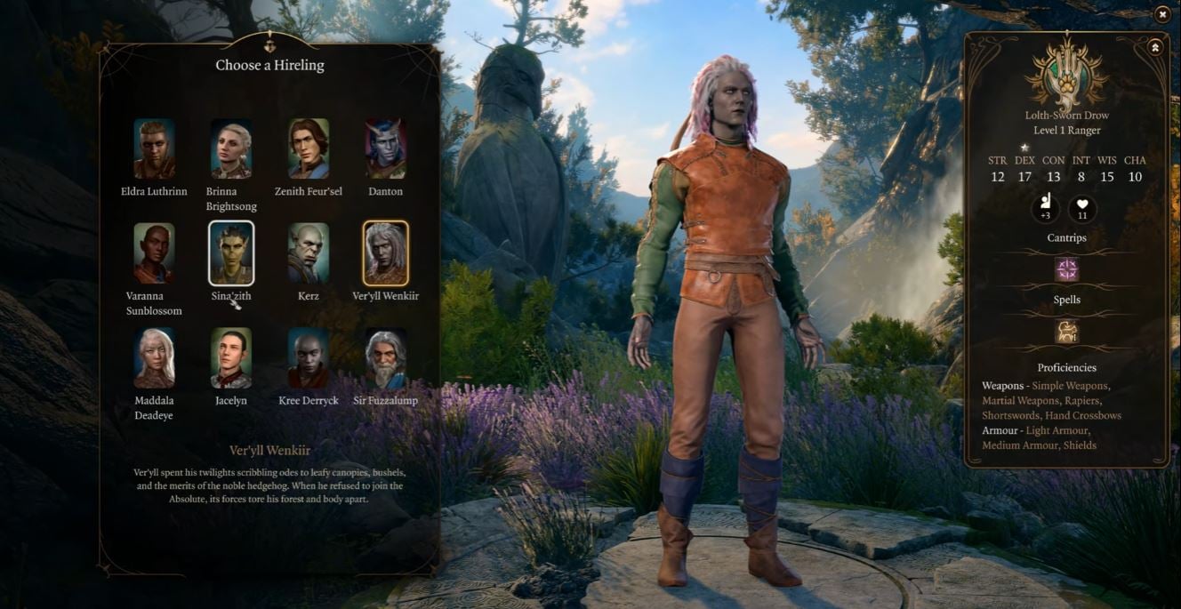 Best Ranger Spells in Baldur's Gate 3
