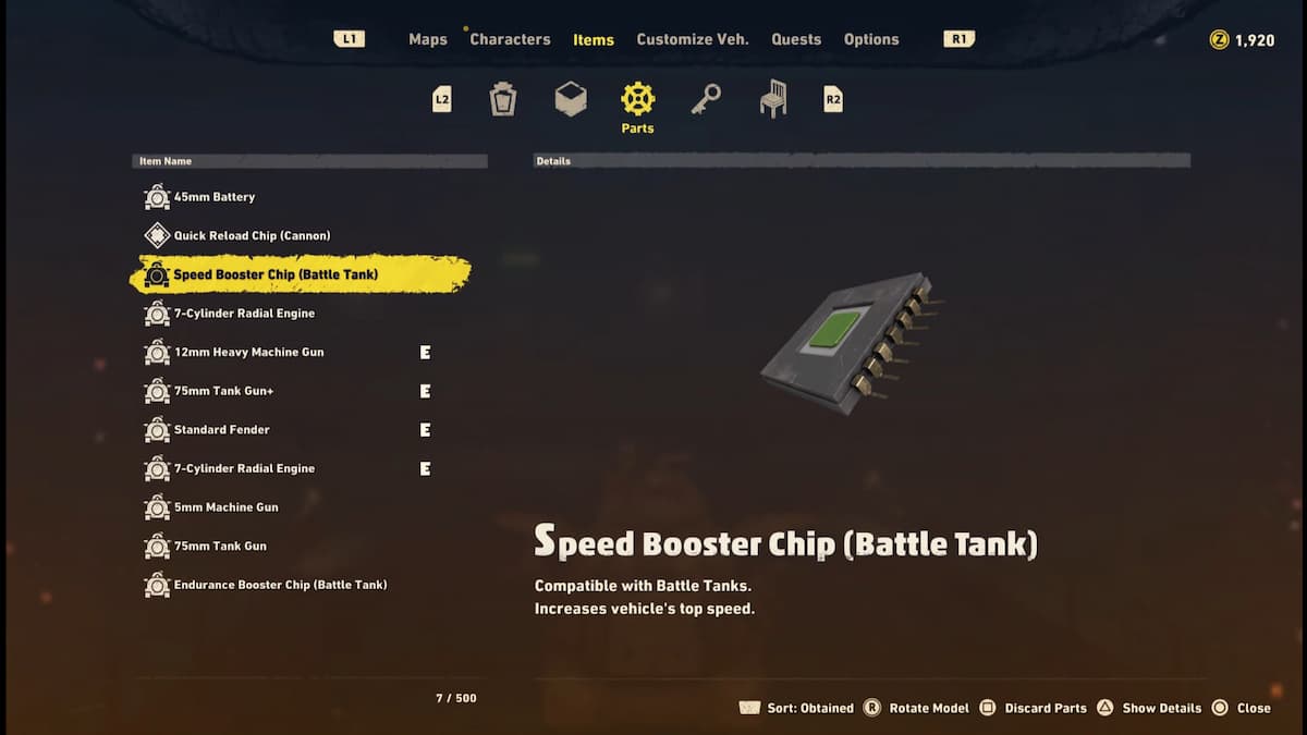 How to Get the Speed Booster Chip in Sand Land