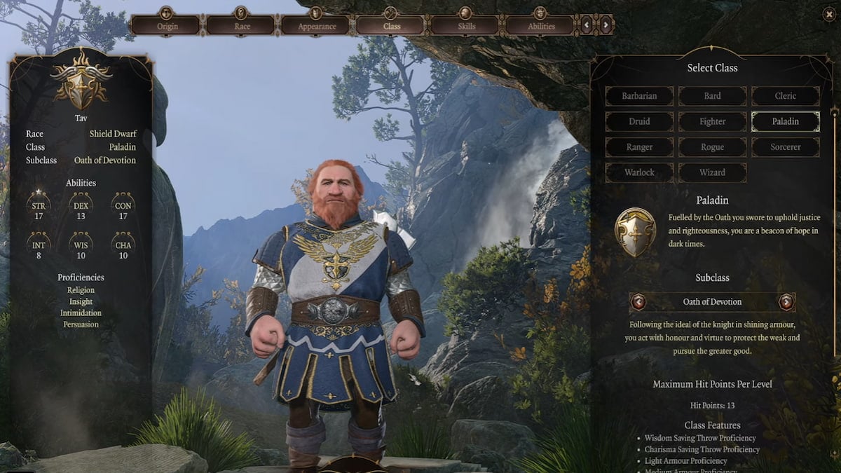 Top 5 Best Paladin Races in Baldur's Gate 3