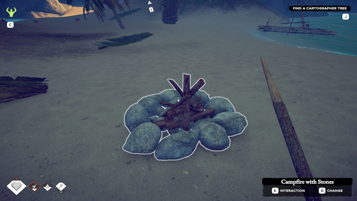 How to Start a Fire in Survival: Fountain of Youth