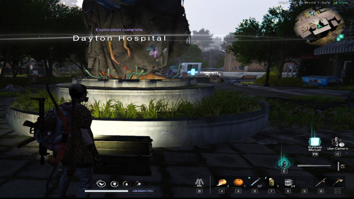 Once Human Dayton Hospital Weapon Crate Location
