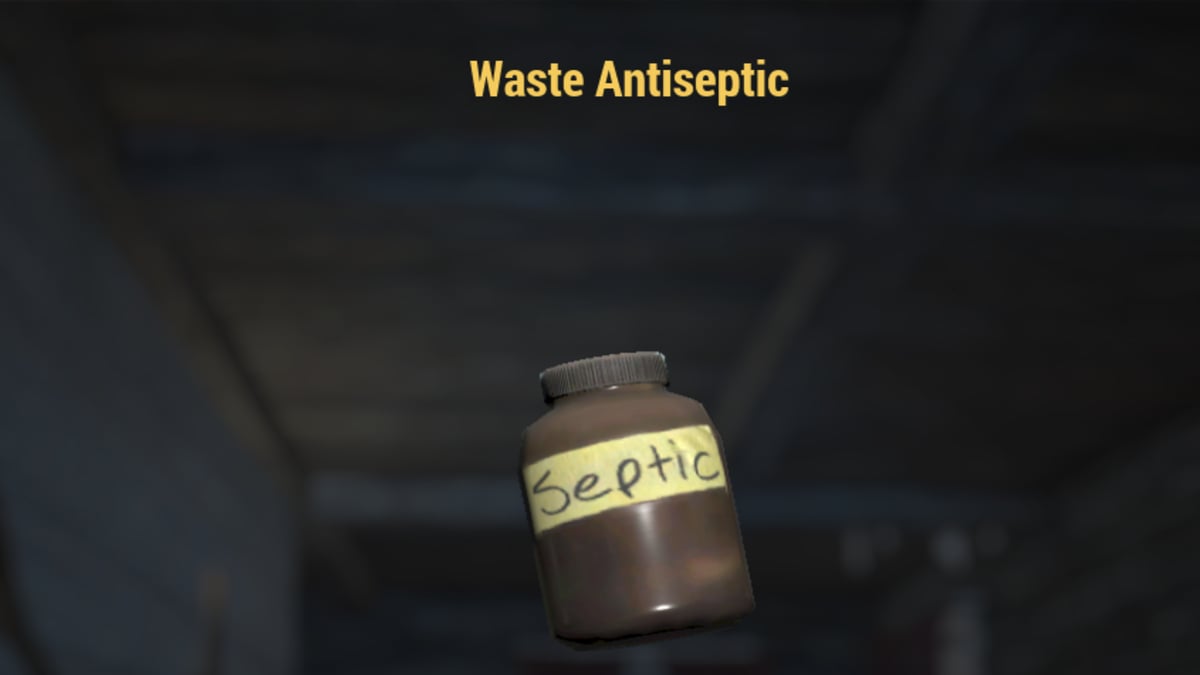 How to Scrap Junk to Produce Antiseptic in Fallout 76