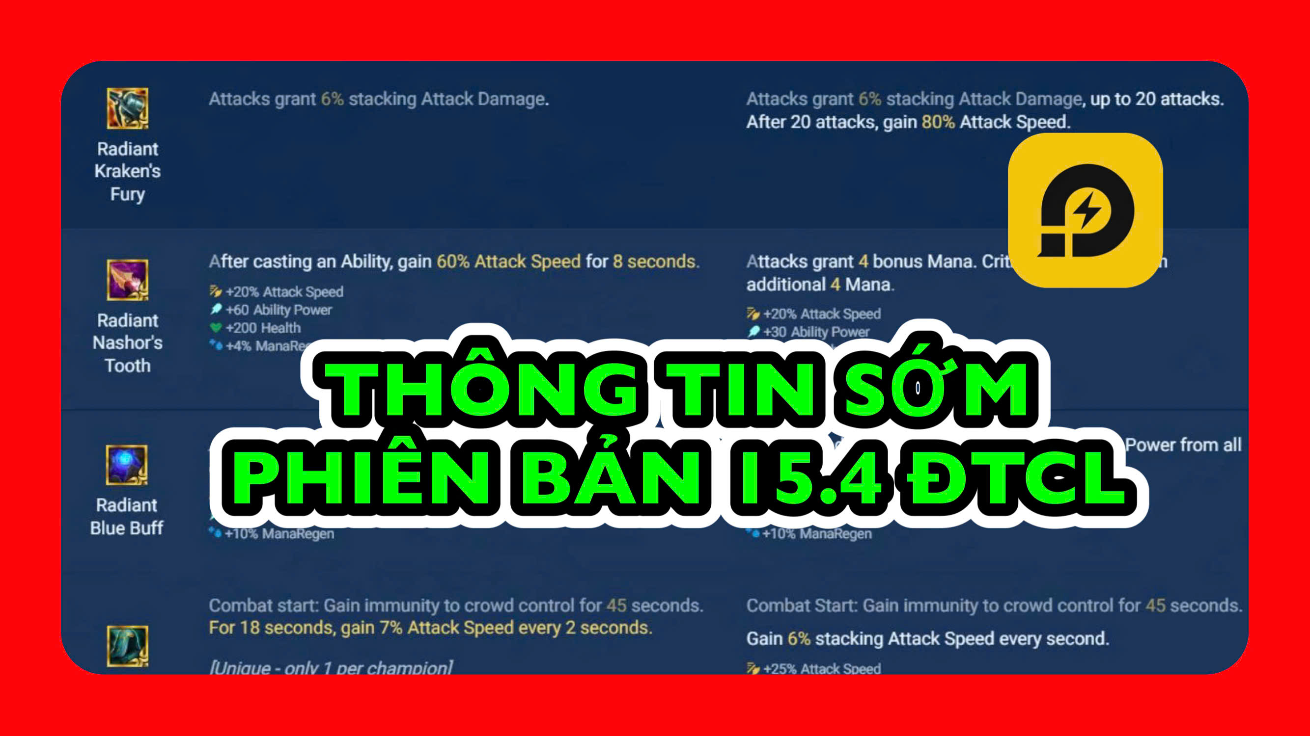 Đấu Trường Chân Lý: Thông Tin Sớm Phiên Bản 15.4 ĐTCL