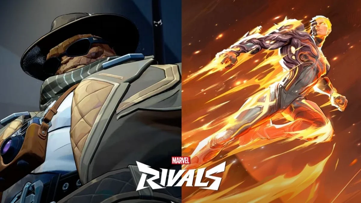 Marvel Rivals: Human Torch Negative Zone Gladiator and The Thing Trench Coat Skin Bundles
