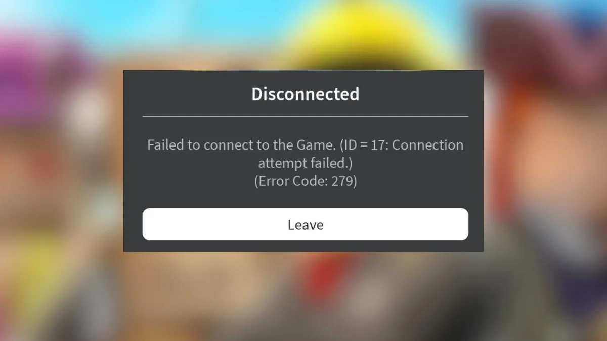 How to Fix Roblox Error Code 279? - TechWiser