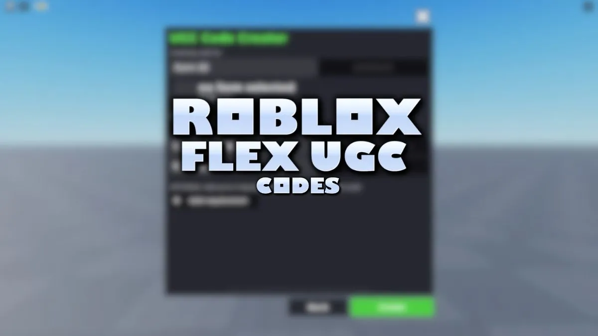 Roblox Flex UGC Codes (May 2025) - TechWiser