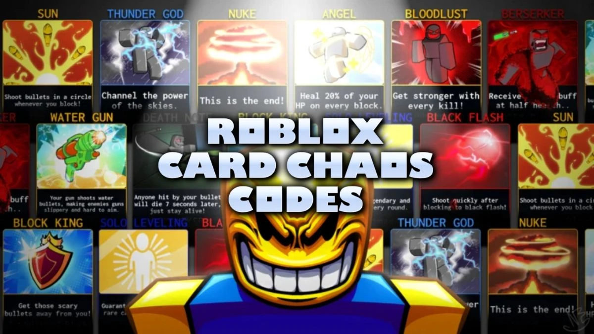 Roblox Card Chaos Codes (September 2025)
