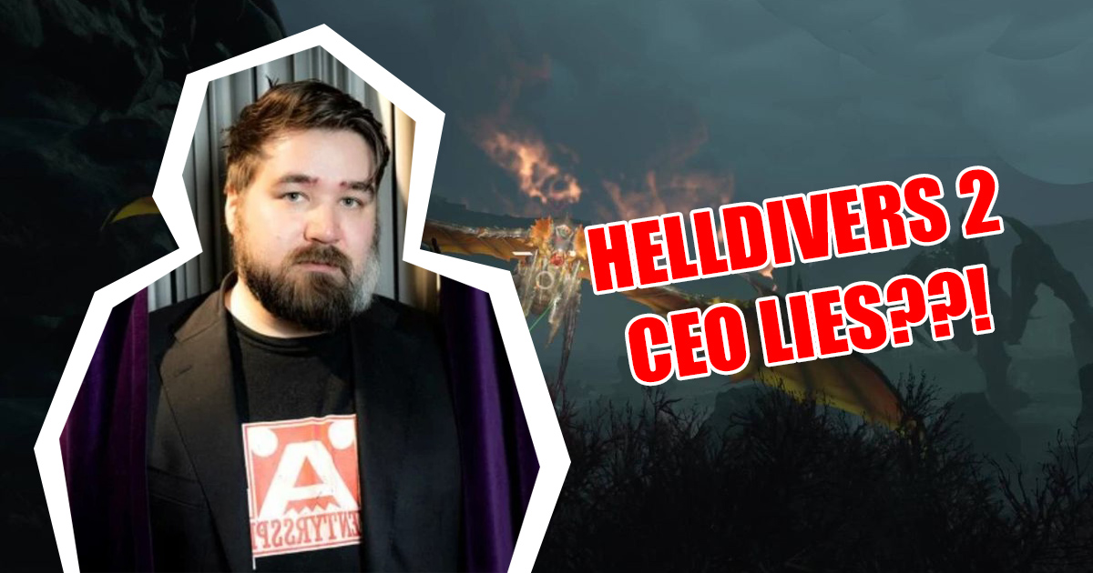 Helldivers 2 CEO Lies About A New Enemy and New Bugs