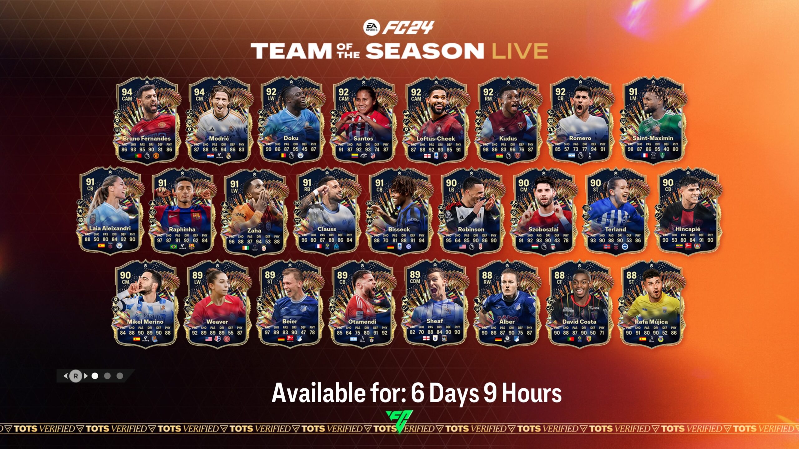 EA FC 24 Ultimate TOTS Packs Have Arrived - SBC and Evolutions Update