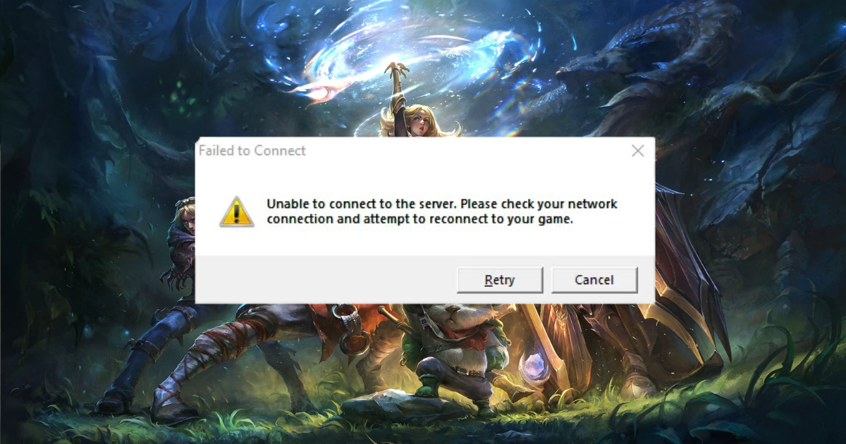 What is the LOL "Unable To Connect To Server Error" and How to fix it