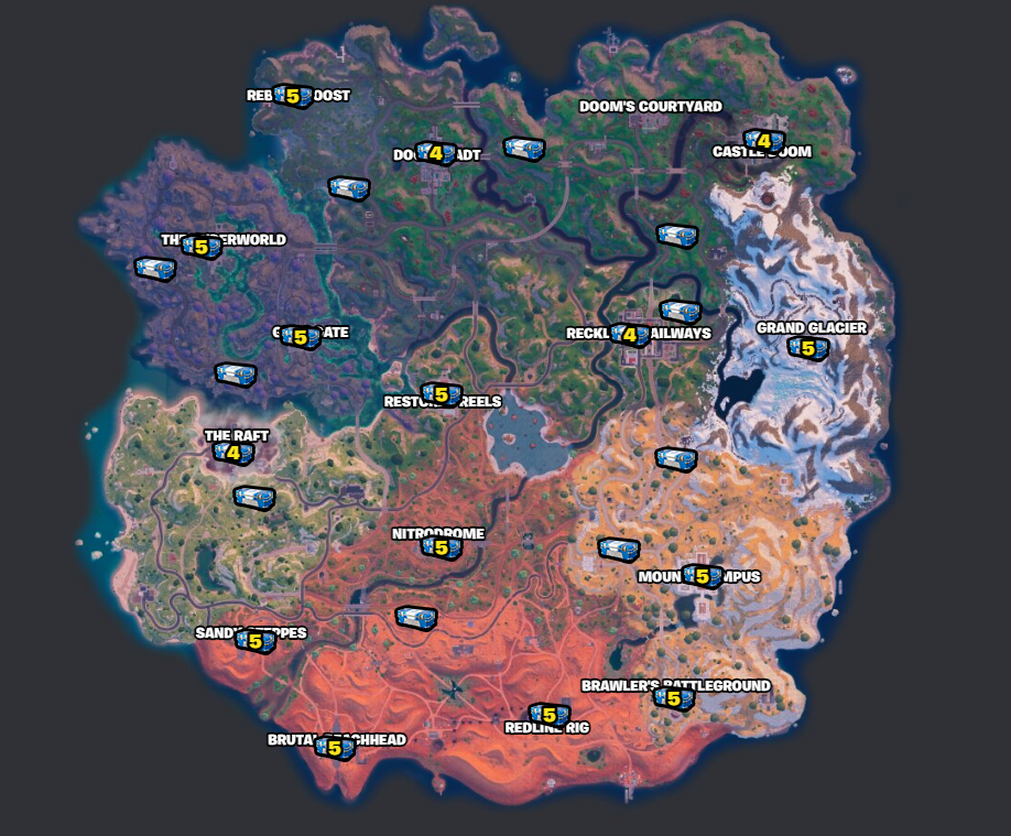 Best Landing Spots for Avengers Loot in Fortnite Season 4!
