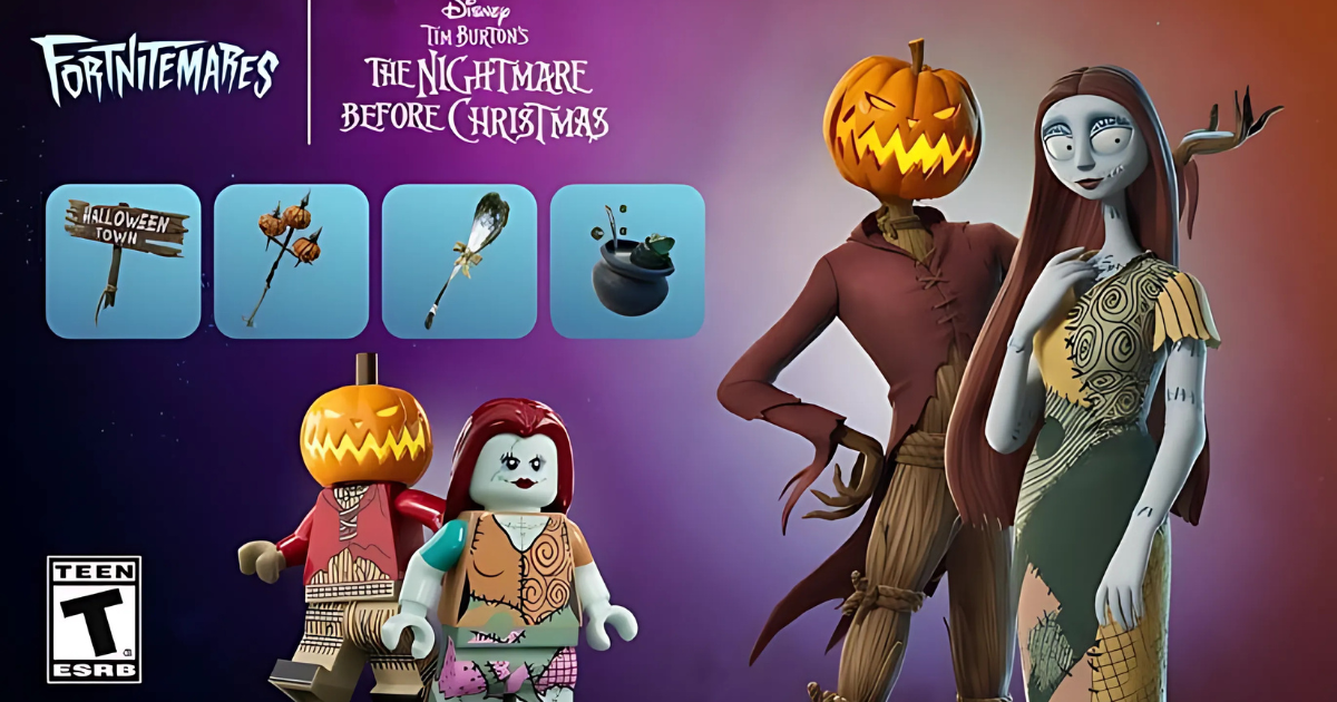 How to get Nightmare Before Christmas Fortnite Skins