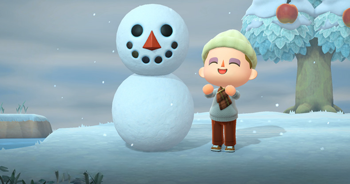 How to Make a Snowman in Animal Crossing: New Horizon