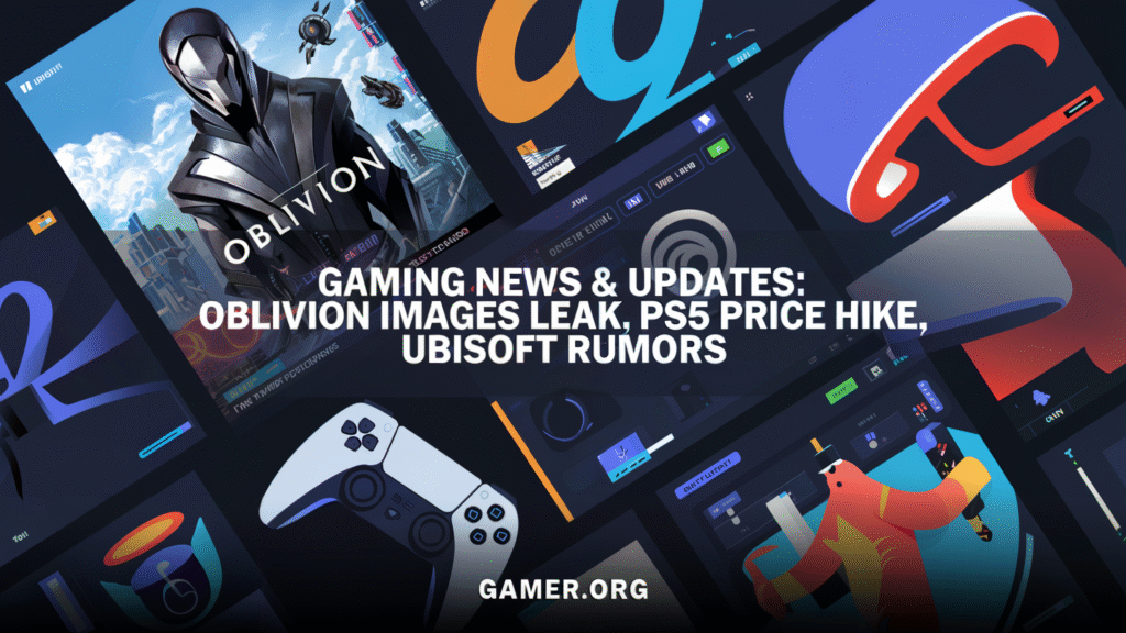 Gaming News & Updates: Oblivion Images Leak, PS5 Price Hike, Ubisoft Rumors