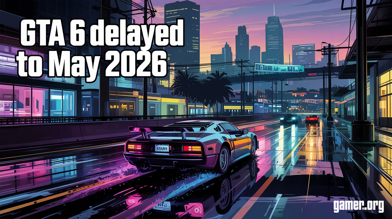 Grand Theft Auto 6 Delayed to May 2026: Rockstar Confirms New Release Date