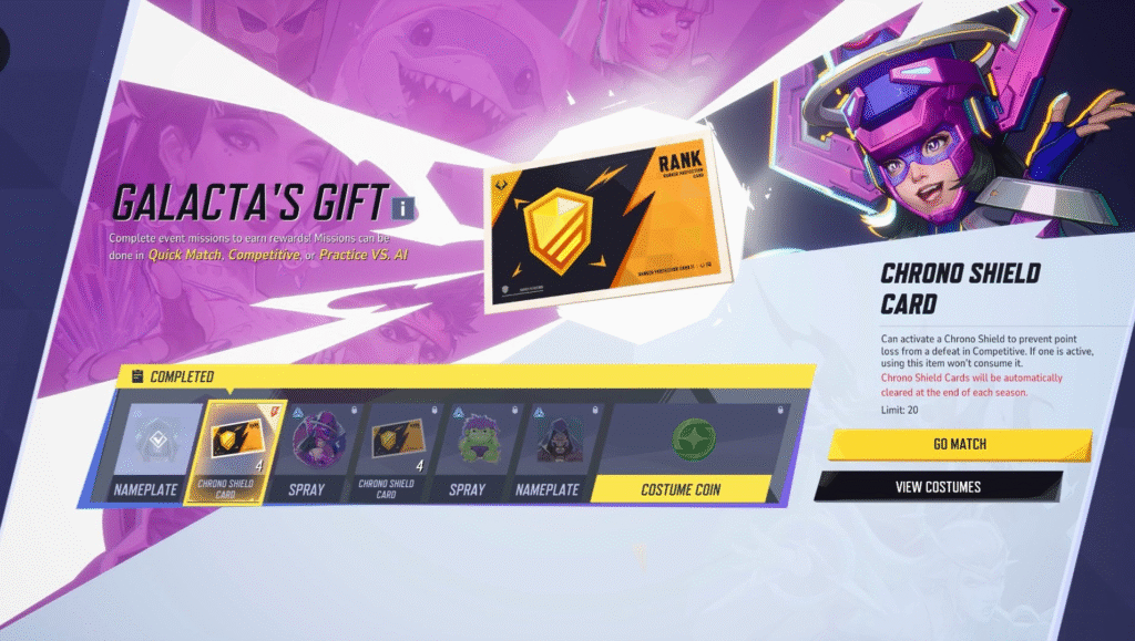 Marvel Rivals Competitive Players Criticize Chrono Shield Cards