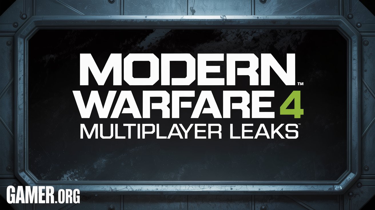 New Modern Warfare 4 Multiplayer Details Surface Early