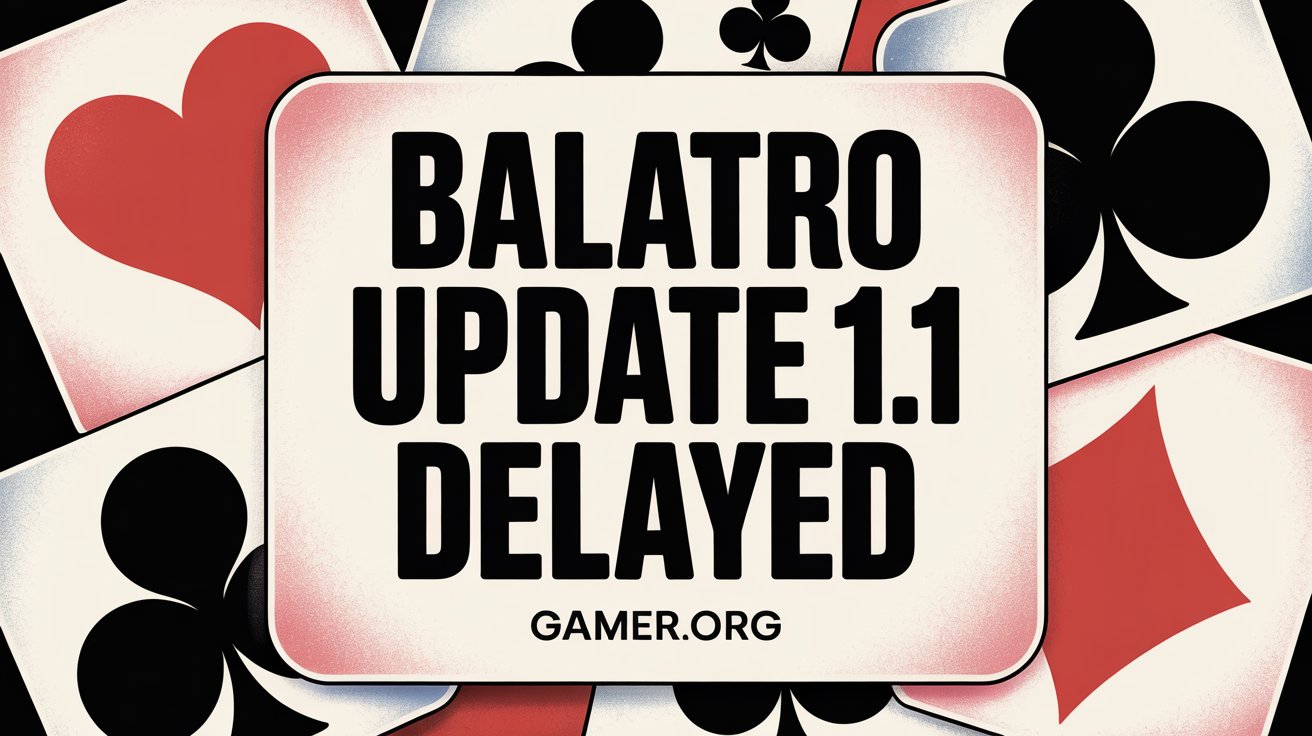 Balatro Update 1.1 Delayed Beyond 2025