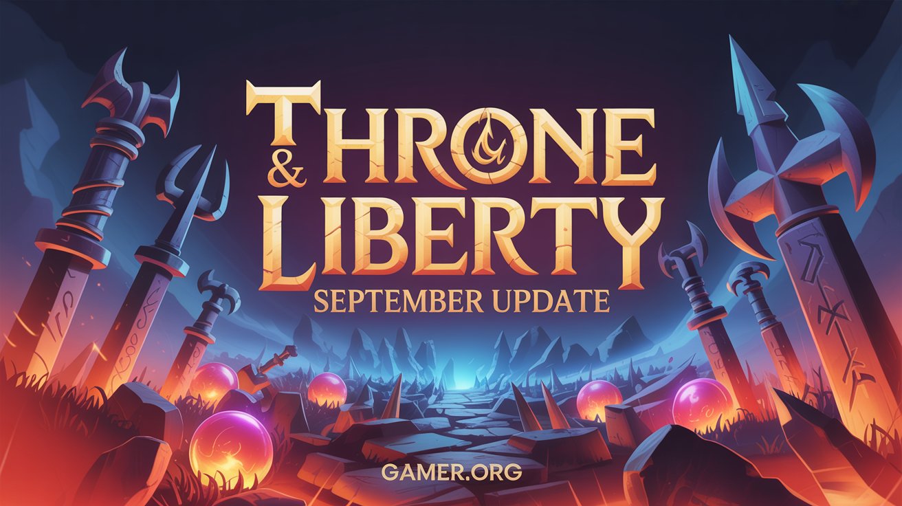 Throne & Liberty September Update – New Orb Weapon, Battlegrounds, Dungeons, and Roadmap to 2026