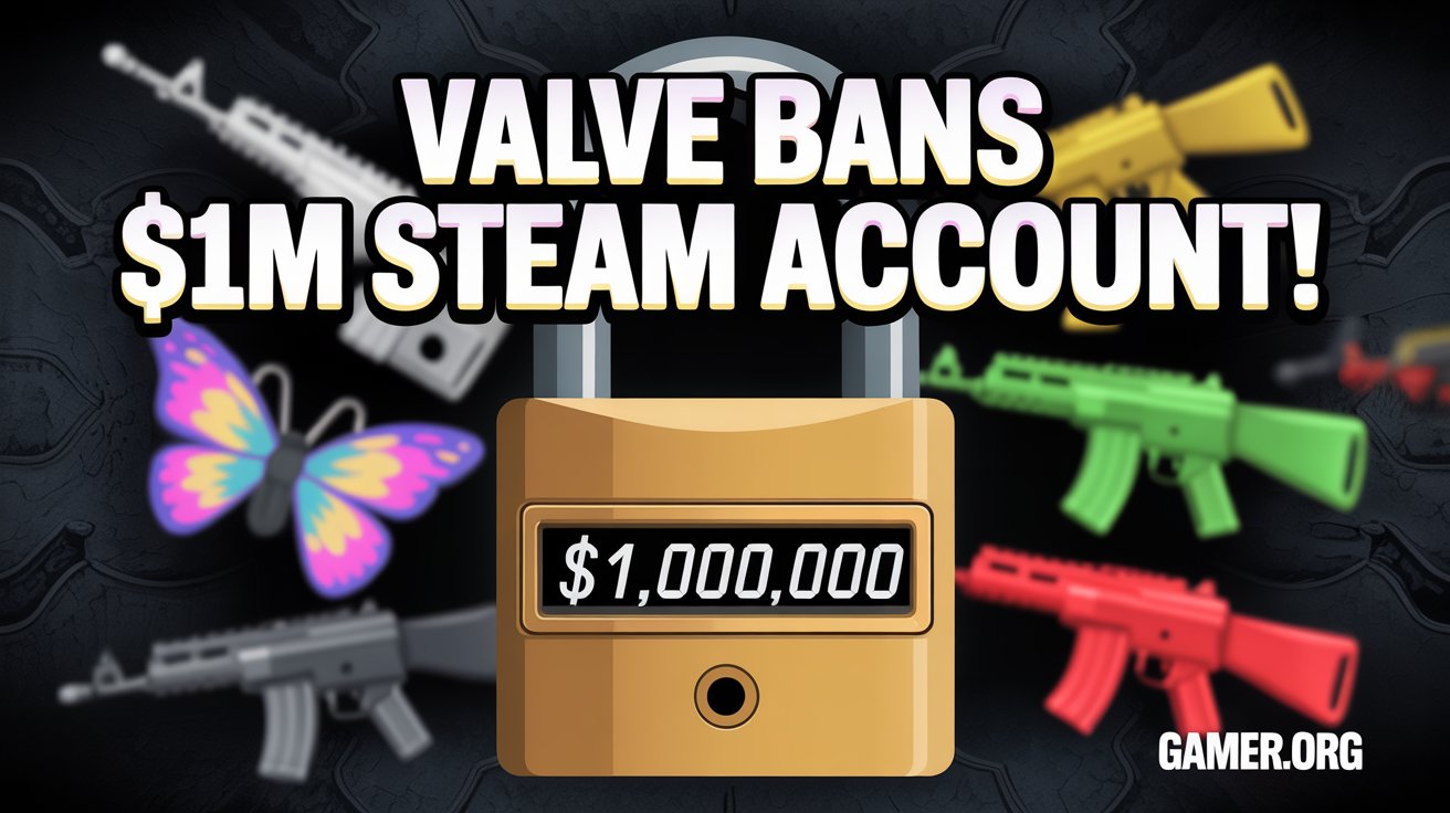 Valve Bans $1M Steam Account in Counter-Strike 2