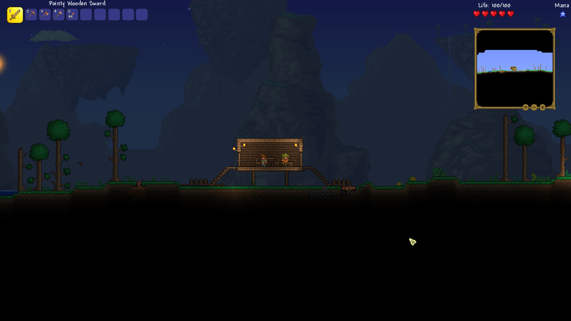 Terraria - How to Survive Your First Night in New Version - GamePretty