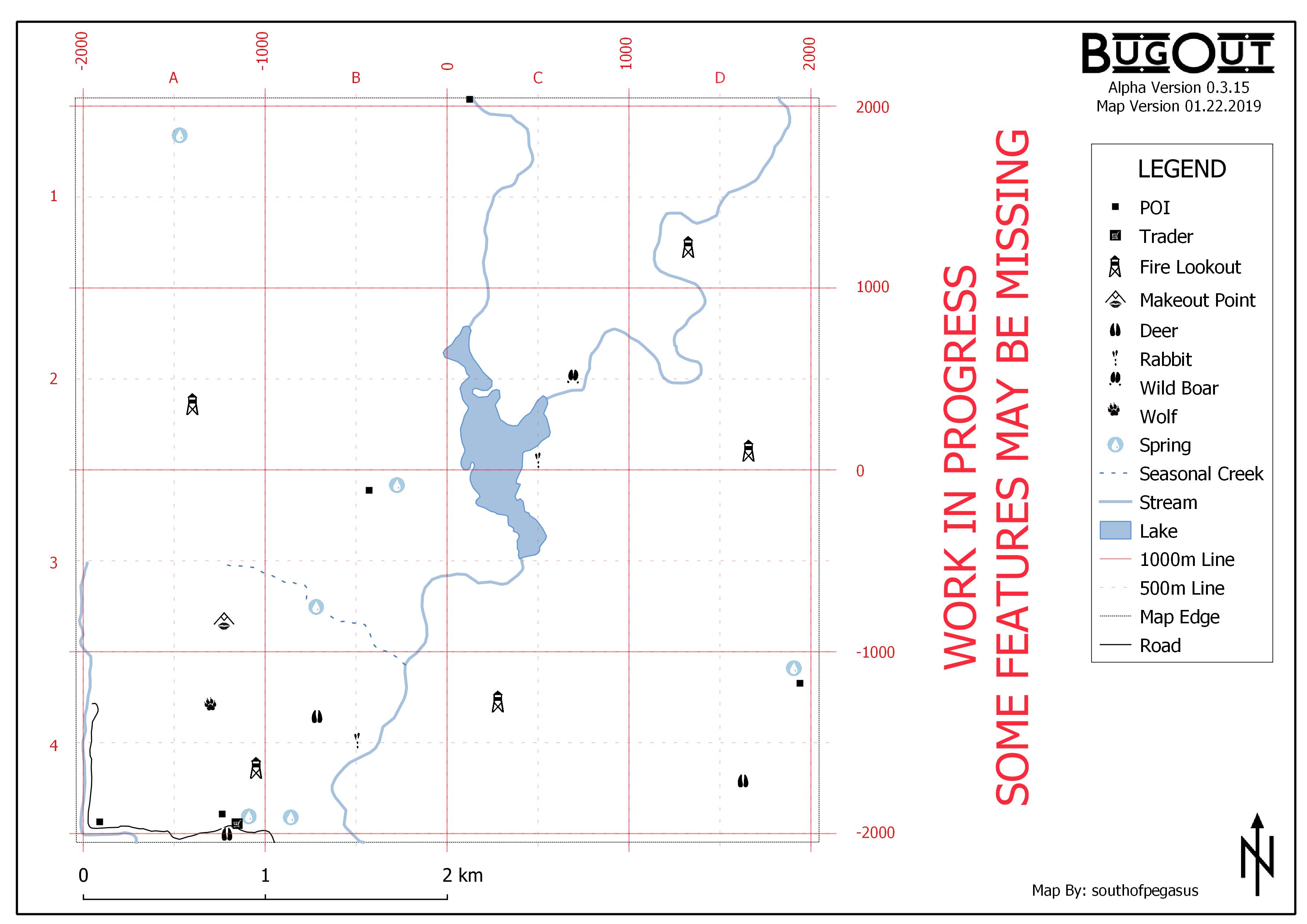 BugOut Map – All Locations Lists - GamePretty