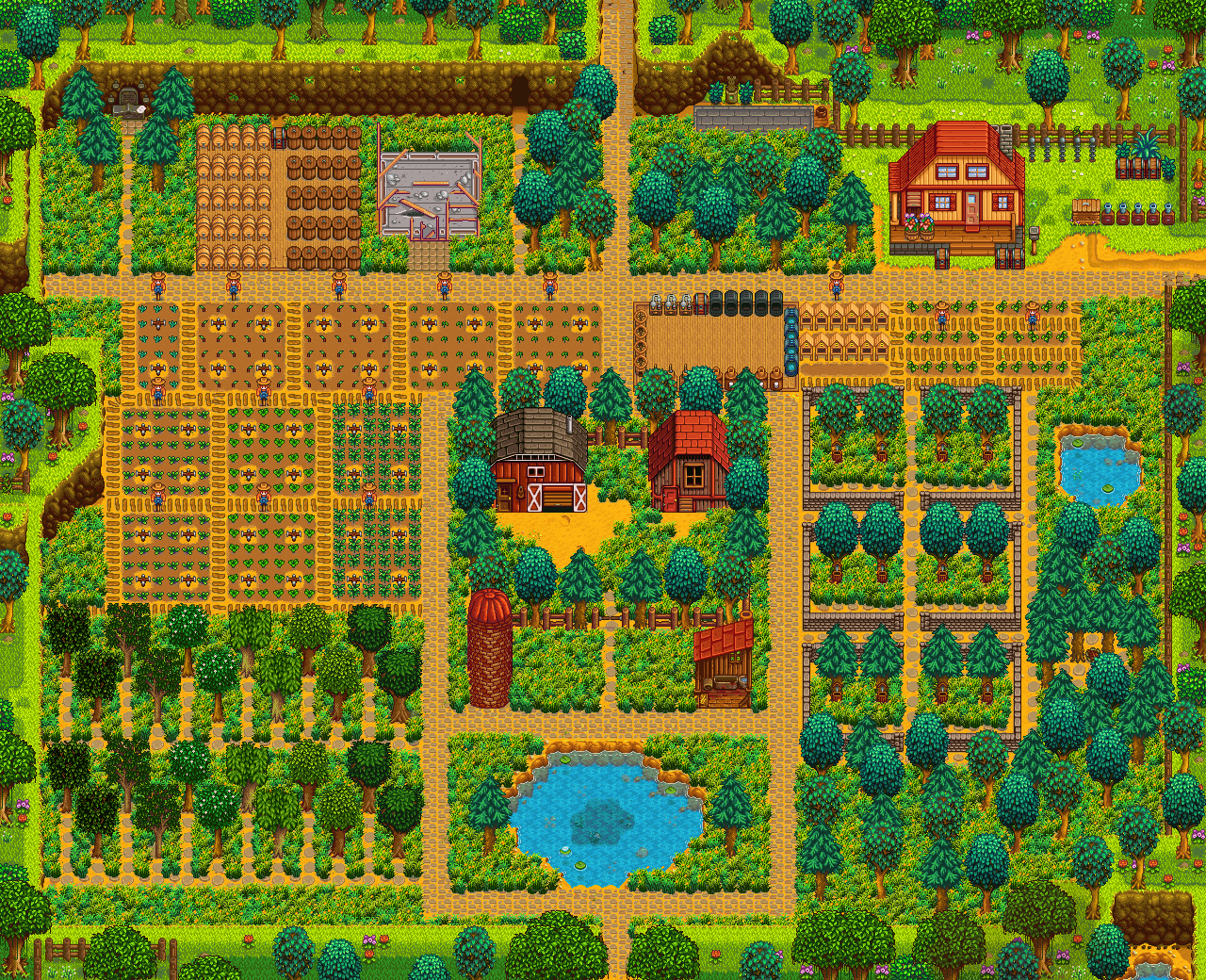 Stardew Valley – Tips for Farm Layout and Design - GamePretty