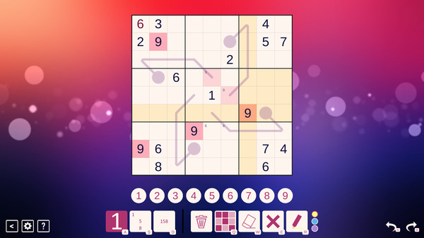 Thermo Sudoku: Menus, Tools and Settings - GamePretty