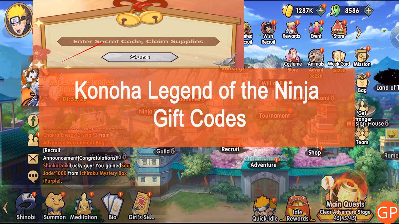 Konoha Legend of the Ninja Codes (January 2024): Free Rewards! - GamePretty
