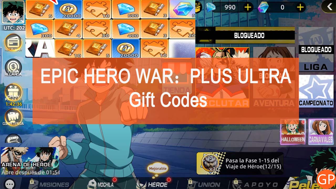 EPIC HERO WAR PLUS ULTRA Codes (December 2023): New Update! - GamePretty