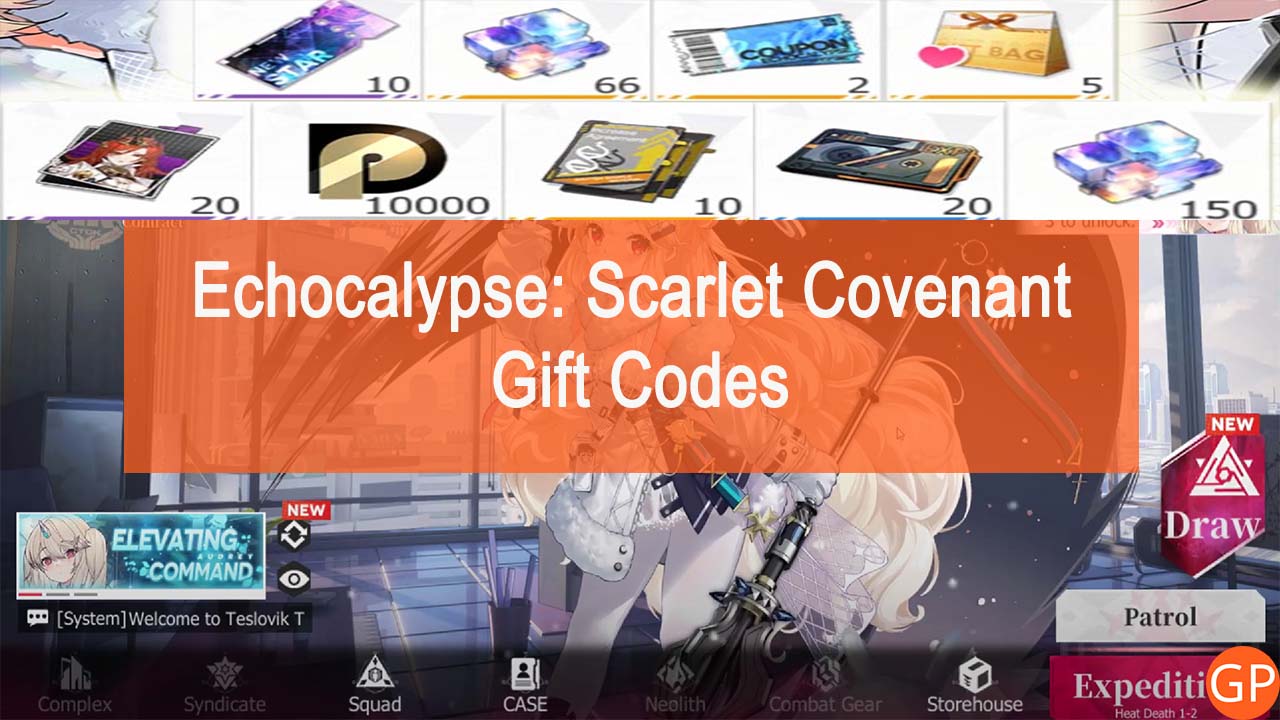 Echocalypse: The Scarlet Covenant Codes for September 2025