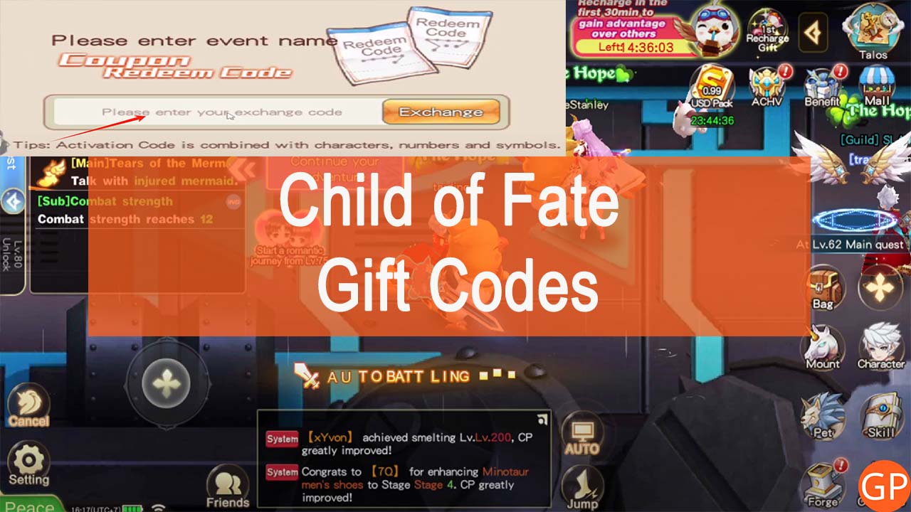 Child of Fate Codes (June 2024): New Updated! - GamePretty