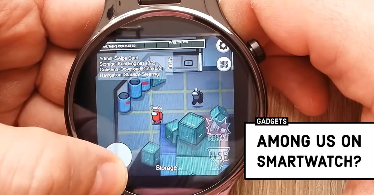 Now Play Among Us Anywhere, Anytime on a Smartwatch