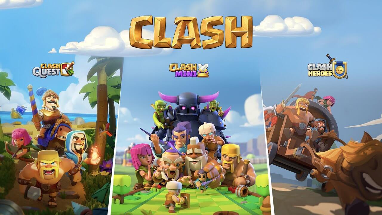 Supercell to release three new Clash games