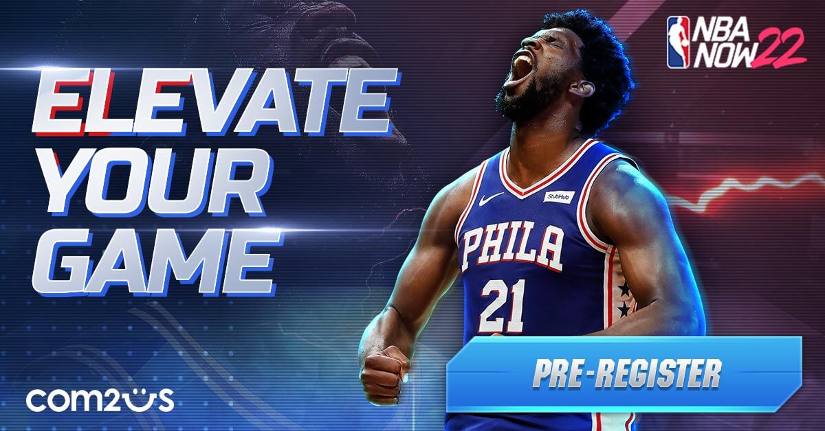 NBA NOW 22, a new basketball simulation and card collecting game, now open for pre-registration!