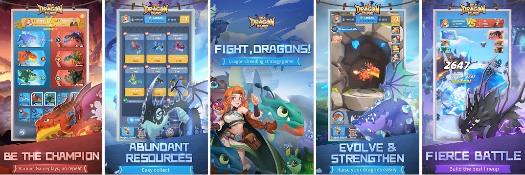 Command your Dragons on Idle Dragon Island, released on Google Play in US and UK