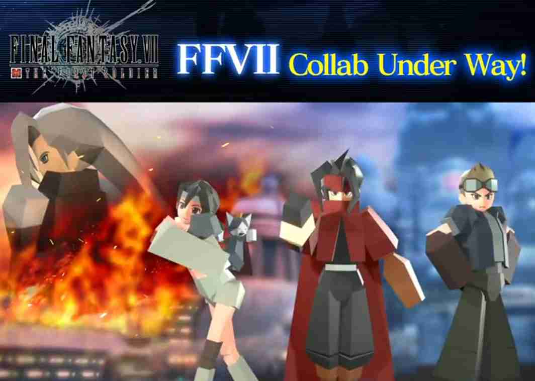 FFVII The First Soldier has started with the second half of the FFVII 25th anniversary collab event