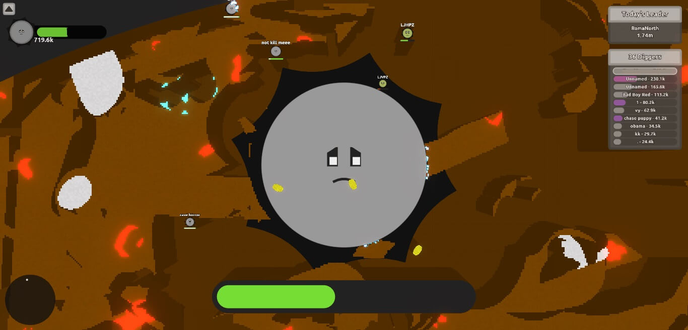 digdig.io tips and tricks to get on the leaderboard quickly