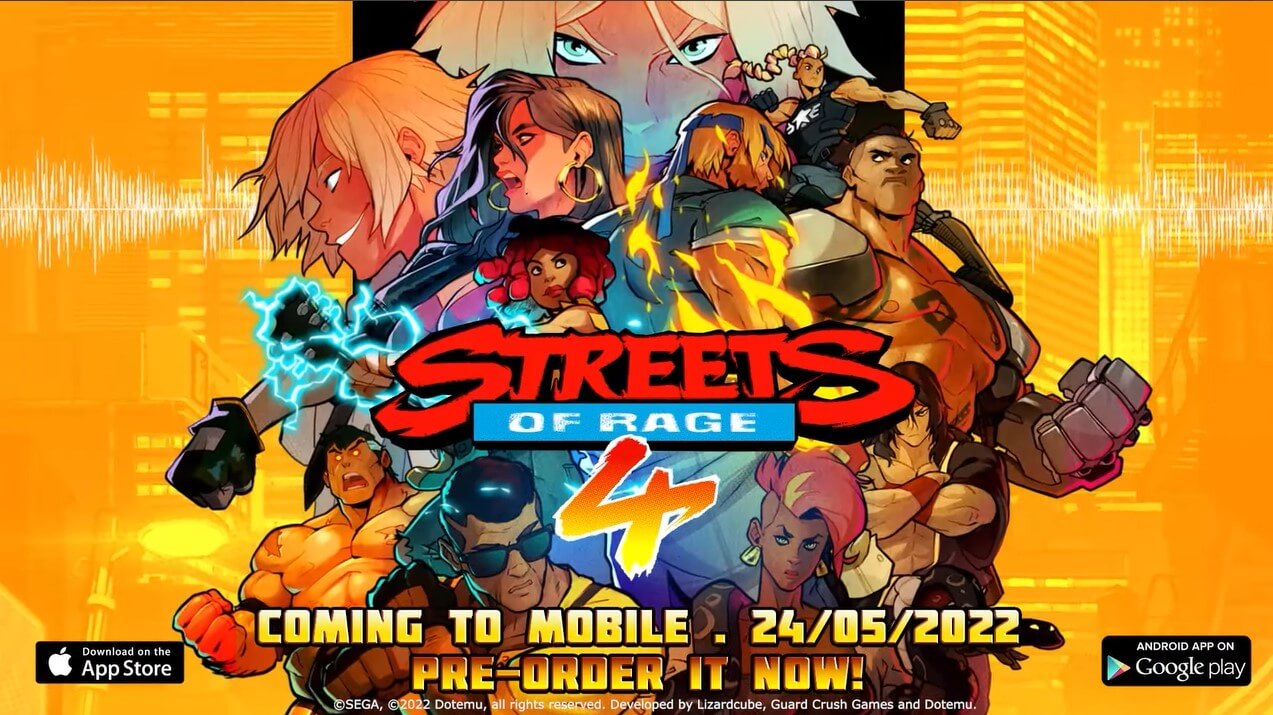 Streets of Rage 4 is now up for pre-registration on Android and iOS