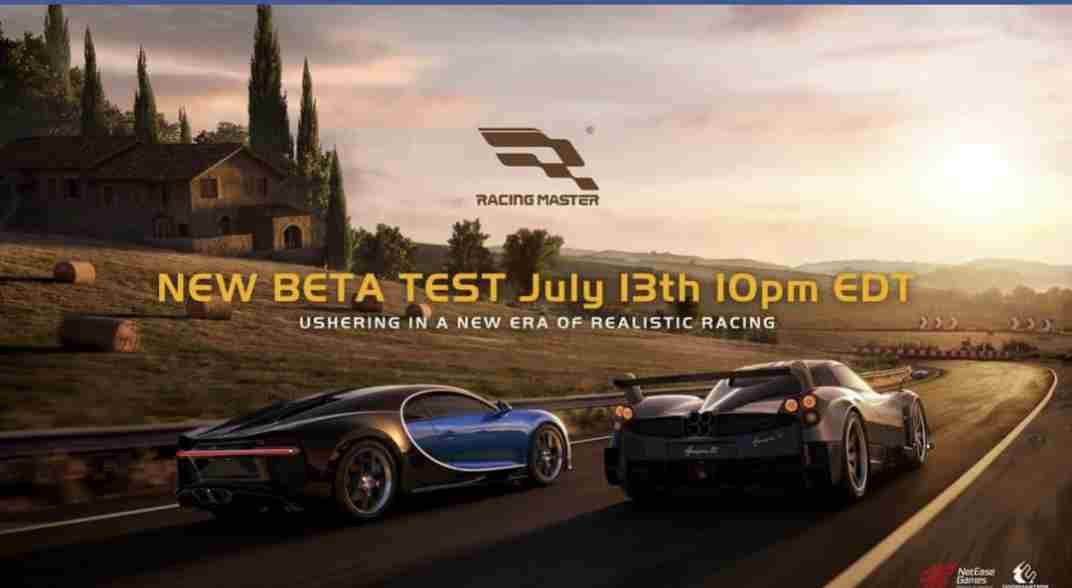 Racing Master launch the third closed beta test in Canada