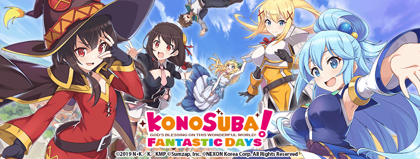KonoSuba: Fantastic Days Anniversary Celebration Soon; Pre-Registration Started