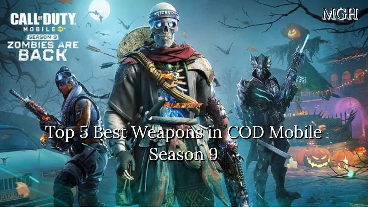 Top 5 Best Weapons in Call of Duty Mobile Season 9
