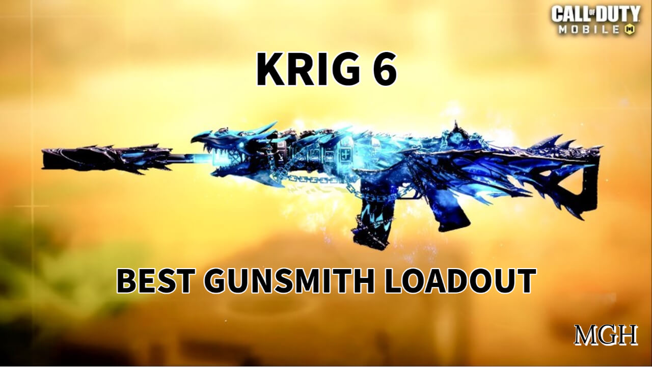 COD Mobile Krig 6 Best Gunsmith Loadout