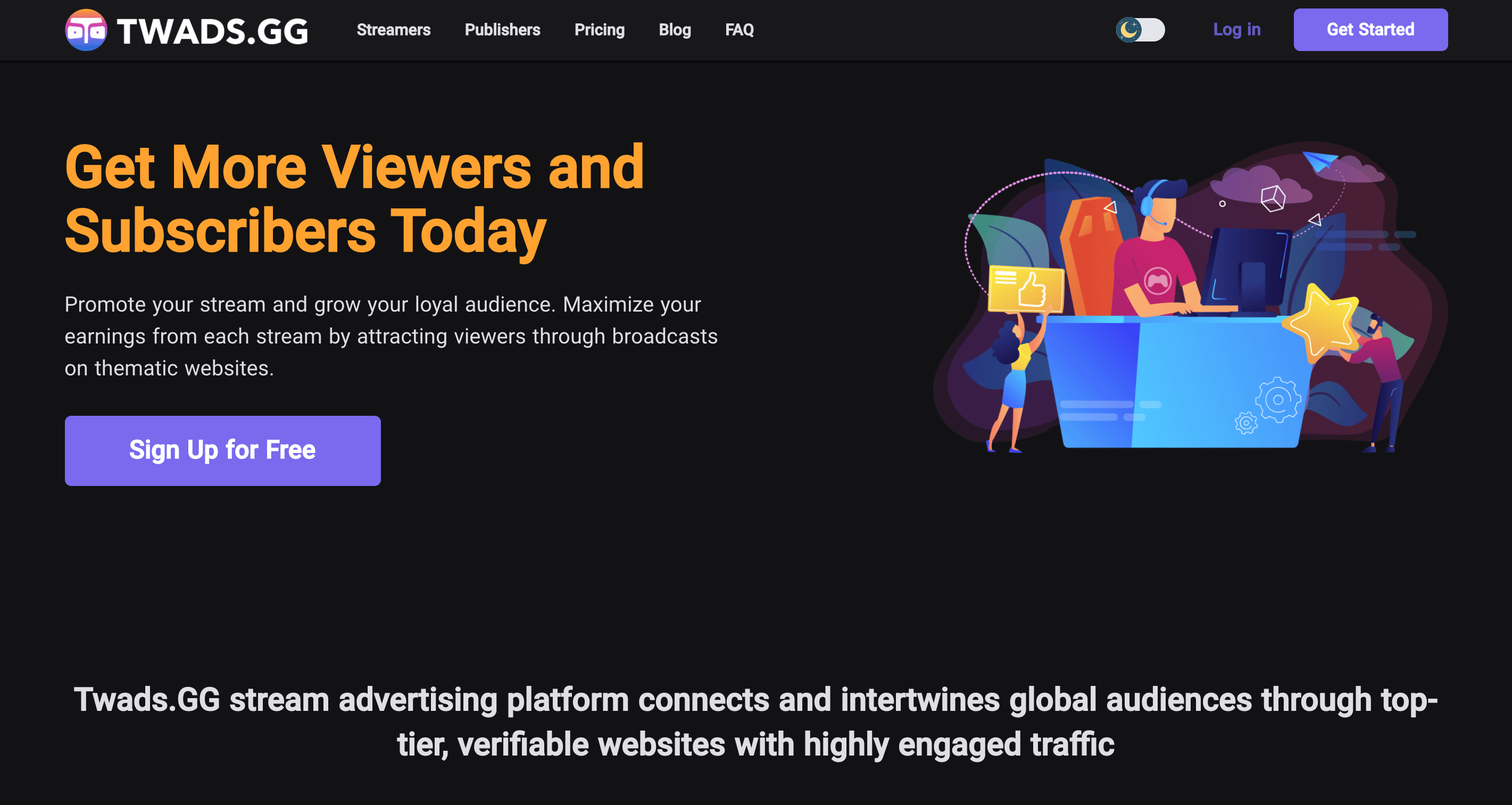 Use Twads to get more views on Twitch