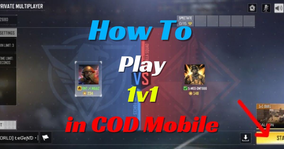 How To Play 1v1 in COD Mobile