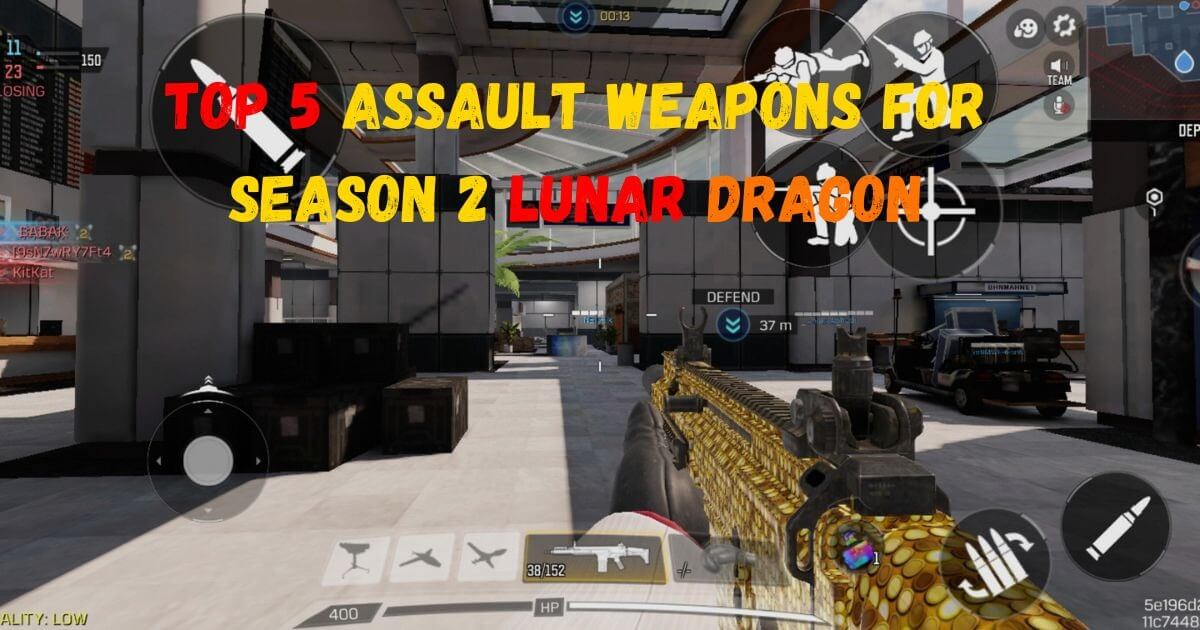COD Mobile: Top 5 Assault Weapons for Season 2 Lunar Dragon