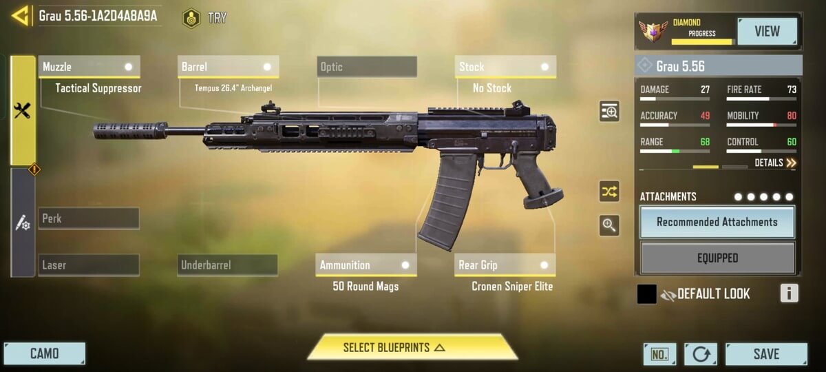 COD Mobile: Best Grau 5.56 Gunsmith and Loadout