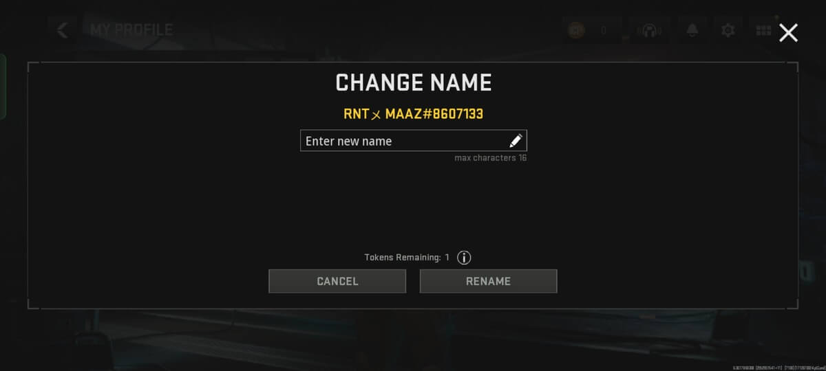 How to Change Name in Warzone Mobile