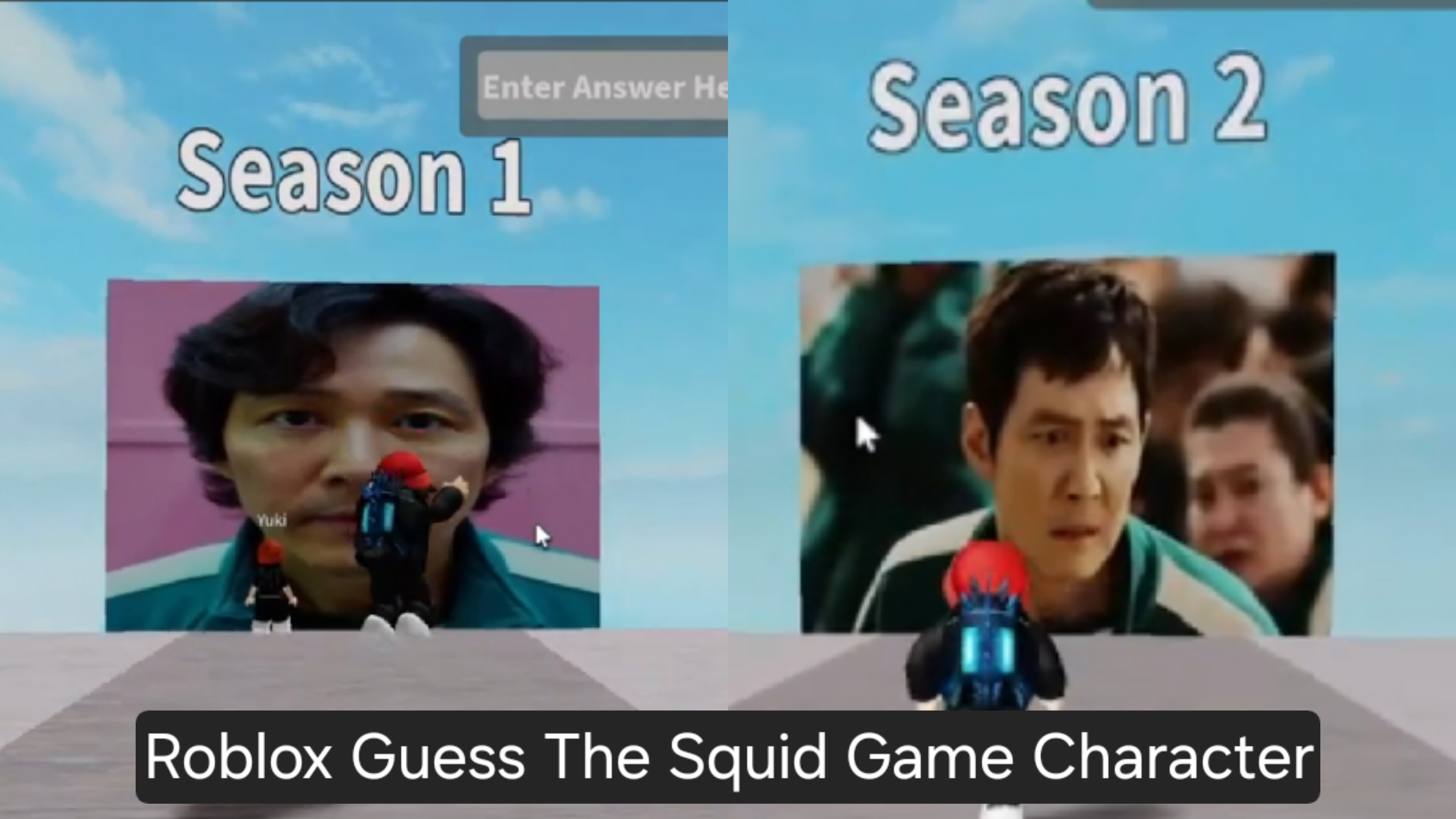 Roblox Guess The Squid Game Character All Answers (Season 1 and Season 2)