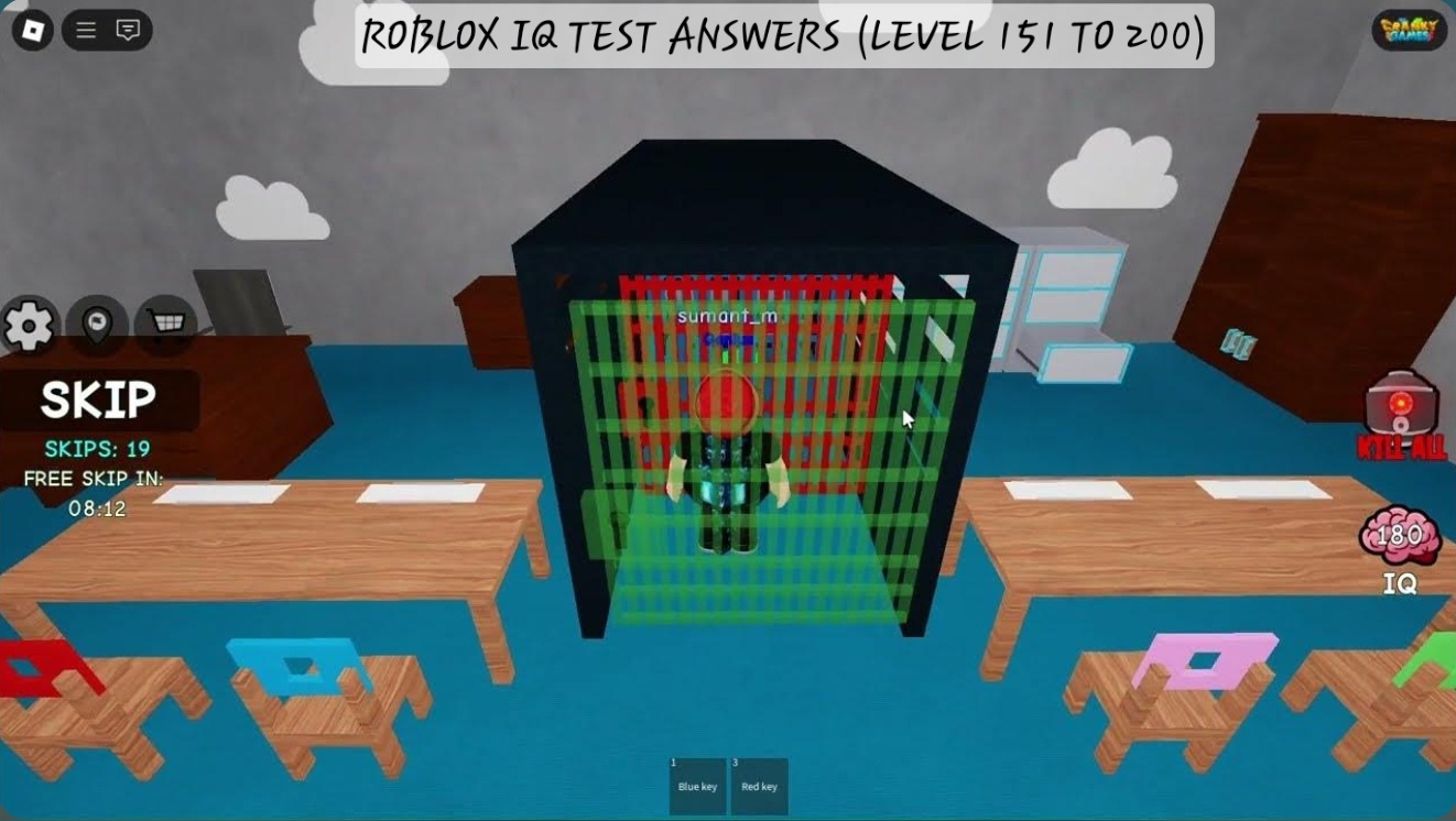 Roblox IQ Test Answers (Floor 151 to 200)